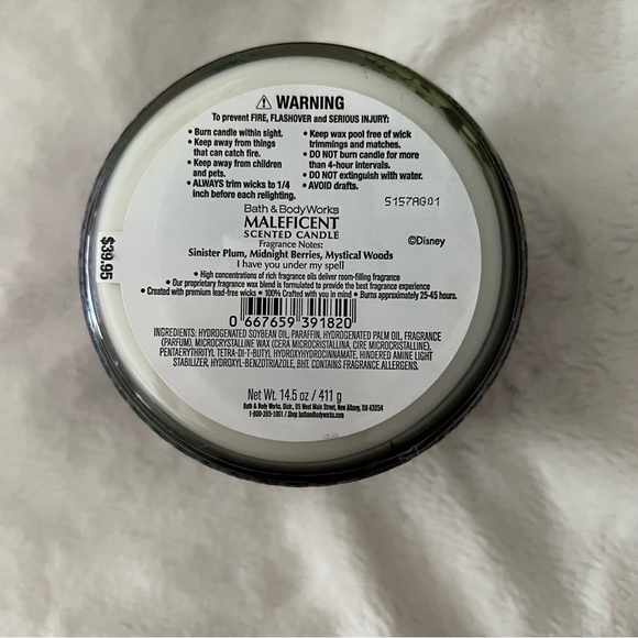 Bath & Body Works Maleficent Candle NEW - Picture 8 of 8